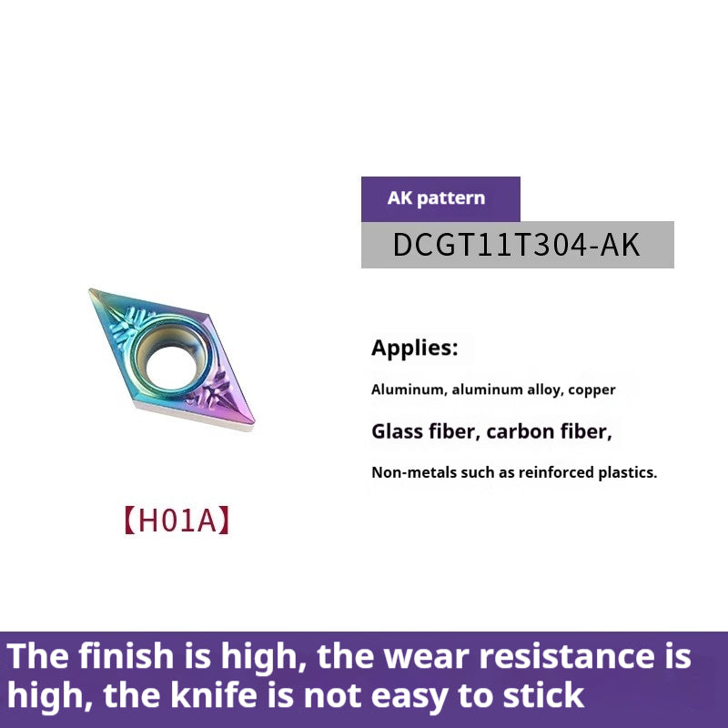 6006 CNC Aluminum Lathe Metal Ceramic Turning Inserts Nano-coated Cylindrical WNMG Bore CCMTAPMT Milling Inserts Shandong Denso Pricision Tools Co.,Ltd.